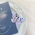 Miniatyrbild 1 av 4: 10 st gula fjärilshårklämmor för flickor, hårspännen, hårnålar, accessoarer Purple