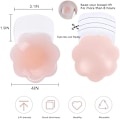 Miniatyrbillede 3 af 5: Diameter 10 cm, blomme, medium størrelse silikone brystvorter usynlige brystvorter usynlige nippel patches til bh'er