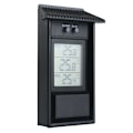 Miniatyrbild 2 av 5: Svart trädgårdstermometer inomhus- och utomhustermometer kylskåpstermometer, digital termometer för växthus, digital termometer med min-max
