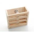Miniatyrbillede 3 af 5: Træ Høholder til Kæledyr (Beige 15.5 x 15.5 x 8 cm), Træ Høholder til Hegn, Kanin, Marsvin, Chinchilla