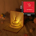 Pikkukuva 2 / 5: Ponnahdusikkunalliset syntymäpäiväkortit valoilla ja musiikilla, onnittelukortit naisille ja miehille punaisena, syntymäpäiväkutsut tytöille ja pojille, 3D-ponnahdusikkunaonnittelu