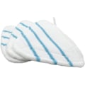 Miniatyrbilde 3 av 4: Mikrofiber Dampmopptrekk Tilbehør Universelle Vaskbare Trekantkluter for Varm Spray Damprenser, Hvite Mikrofiber Dampmopputer Maskinvaskbare