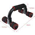 Miniatyrbilde 3 av 5: 1 Par Anti-Sklis Push Up Bars, Støttehåndtak Hjemmegym Trening, for Styrketrening Armer Skuldre Bryst Rygg Triceps Brystmuskler