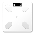 Miniatyrbillede 1 af 5: Kropsfedtvægt Smart BMI Vægt LED Digital Badeværelse Trådløs Vægt white