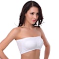 Miniatyrbillede 1 af 3: Tube Top til Kvinder Dobbelt Lag Base Uden Stålring Indpakket Brystpude Push Up BH white