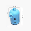 Miniatyrbilde 2 av 5: Elektrisk Luftpumpe, 2 i 1 Blå Bærbar Inflator/Deflator Multifunksjonell Usb Elektrisk Luftpumpe Elektrisk Luftpumpe, Elektrisk Pumpe