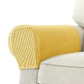 Miniatyrbild 5 av 5: Soffans armstödsöverdrag Soffa armstödsöverdrag Möbel armstödsöverdrag Soffans fåtölj överdrag White