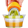 Miniatyrbillede 1 af 5: Fire i En Manuel Juicer Citronpresser Tåler Opvaskemaskine, Multifunktionel Citrus Lime Juicer, Manuel Frugtpresser med Målebeholder 400ml