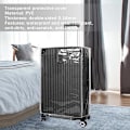Miniatyrbild 2 av 5: Transparent Resväska Skydd, Resväska Skydd, PVC Resväska Skydd, Bagageutrymme Skydd, Dammtät Tvättbar Reptålig och Återanvändbar, 22 Tum, 1