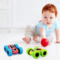 Miniatyrbild 5 av 5: 360 Cool Flip Stunt Friktionsdrivna Inertial Monster Truck Leksaksbilar Inomhus&Utomhus Leksak Present Red