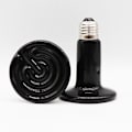 Miniatyrbillede 1 af 5: 75W 220V Reptil Varme Lampe, Vandtæt Infrarød Keramisk Varmelampe E27 Keramisk Varmelampe til Reptil Padder