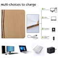 Miniatyrbillede 5 af 5: Mini træboglampe, mini foldbar LED-boglampe, magnetisk USB genopladeligt lithiumbatteri til belysning af rumdekoration, bogformet lampe, roman