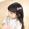 Miniatyrbild 2 av 4: 18 st (Koreansk rosa) Hårklämmor Set för Små Flickor, Hårband Hårspännen, Håraccessoarer för Bebisar Småbarn Barn som Bi