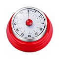 Miniatyrbild 1 av 5: Timer Retro röd Metall
