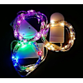 Miniatyrbillede 1 af 3: Kobbertråd Lys Kæde Mikro Lys Led Lys Kæde Batteridrevet four colors 2m20 light