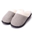 Miniatyrbilde 1 av 4: Tøfler med Memory Foam for Kvinner Komfortable Varme Koselige Sklisikre light grey 38 39