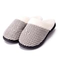 Miniatyrbilde 1 av 5: Tøfler med Memory Foam for Kvinner Komfortable Varme Koselige Sklisikre light grey 36 37