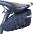 Miniatyrbillede 5 af 5: 1 stk. Sort Reflekterende Cykelsaddeltaske 17*9*8cm, Vandtæt Cykelsaddeltaske, Rivfast Saddeltaske, Udendørs Vej Mountainbike Taske