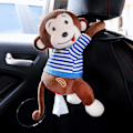 Miniatyrbild 2 av 5: ServettbehållareMonkeyServettbehållareKreativServettförvaringServettServettbehållarePapperförBilKökHemKontorSkrivbordBordMonkeyDollServettdispenser