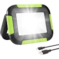 Miniatyrbild 1 av 5: 2-pack LE bärbar LED-strålkastare 10W 1000LM, uppladdningsbar LED-strålkastare, 3 ljusstyrkelägen, resistent för camping, DIY, byggarbetsplats etc, Cool W