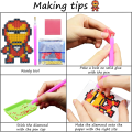 Miniatyrbilde 2 av 5: (8-pakning, Superman) Diamantmalingssett for barn DIY Maling etter tall 5D Diamantklistremerker Kunst og håndverk for barn