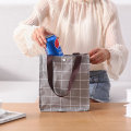 Miniatyrbild 3 av 5: Lunch Bag Cool Bag Lunch Box Tote För Kvinnor Män Vuxna Barn (21*24*12.5cm) E