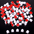 Miniatyrbilde 5 av 5: Utendørs Kabelklemmer Med Selvklebende Tape Lys Klemmer Dekorasjonsklemmer Selvklebende Kroker Ledningsholder White 20pcs