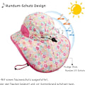 Miniatyrbild 3 av 5: Baby Hats S Sommar Flicka Pojke Barn Mössa UV Skydd Solhatt för Småbarn Strand Vandring Mössa