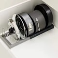 Miniatyrbillede 3 af 5: Drawerstore - Udtrækkelig organizer til køkkenudstyr, op til 6 rum, plastik, grå