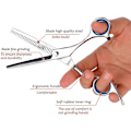 Miniatyrbilde 2 av 5: 7''(18cm) 2 stk. Blå Frisørsaks Profesjonell Hårsaks Tynne Barber Salon Hårklipping Rustfritt Stål