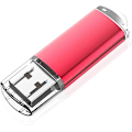 Miniatyrbillede 1 af 5: Flash Drive 64 GB USB 2.0 Thumb Drive 64GB Memory Stick Pen Drive Nøglering Design Jump Drive Zip Drive med LED Indikator, Rød