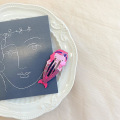 Miniatyrbillede 1 af 4: 10 stk. Hårklemmer med havfrueprint til piger, hårspænder til børn, hårtilbehør Rose red