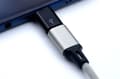 Miniatyrbilde 2 av 5: Hvit Svart 6 stk. Micro USB til USB-C konverteringshode type konverter Android OTG datakabel