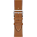 Miniatyrbilde 5 av 5: Brun Kompatibel med Apple Watch Rem 38/40/41mm, Brun Lær Single Tour Erstatningsrem for iwatch Series 7 Se Series 6 Series 5 Series 4 Serie