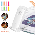 Miniatyrbilde 2 av 5: LED Klype Leselys, Leselys for Bøker i Sengen, Øye-Skånsomt Lys, USB Oppladbart, 2 Lysstyrkeinnstillinger for Øyebeskyttelse, LED Lys, Hvit