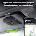Miniatyrbild 4 av 5: Bluetooth-bilsats SP09 Trådlös Bluetooth-högtalare Handsfree-bilsats Solskyddsklipphögtalare