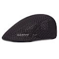 Miniatyrbilde 1 av 5: Vintage Mesh Beret Ivy Beret Pustende Avisgutthatt Herre Flat Cap Sommer Golfhatt Pustende Mesh Unisex Flat Cap