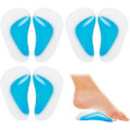 Miniatyrbilde 1 av 5: 3 Par Ortopediske Gel Såler Silikon Ortopediske Såler Gel Ortopediske Såler for Plantar Fasciitt Gel Sko