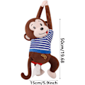 Miniatyrbild 3 av 5: ServettbehållareMonkeyServettbehållareKreativServettförvaringServettServettbehållarePapperförBilKökHemKontorSkrivbordBordMonkeyDollServettdispenser