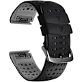 Miniatyrbillede 1 af 5: Urrem til Fenix 7X/Fenix 6X/Fenix 5X, Quickfit 26mm Blød Silikone Vandtæt Åndbar Rem til Garmin Fenix 5X Plus, Enduro, Tactix Bravo, Fenix