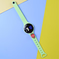 Miniatyrbild 2 av 2: Barn Cartoon Klocka Led Digital Touch Screen Luminous Display Simning Vattentät Klocka Light green strawberry