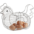 Miniatyrbild 1 av 3: Metalläggkorg Ägg Krom metalläggkorg