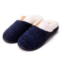 Miniatyrbilde 1 av 4: Tøfler med Memory Foam for Kvinner Komfortable Varme Koselige Sklisikre Lake Blue point 38 39