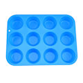 Miniatyrbillede 2 af 5: 12 Huller Silikone Kageform, Non-Stick Muffin Cupcake Bageform