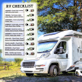 Miniatyrbillede 3 af 4: Genanvendelig Memo Plastik Tavle RV Notat Tjekliste Mine Pligter Ældrepleje Besked Tjekliste RV Checklist