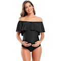 Miniatyrbillede 3 af 5: Badetøj til gravide, 1 stk. stropløs bikini, 1 stk. elegant og smart strandtøj til gravide kvinder XL