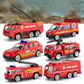 Pikkukuva 1 / 4: 6 kpl Autolelu Valettu Metallinen Lelusetti Ajoneuvo Seos Automallit Lelu Lapsille Taaperoille Pojille B