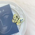 Miniatyrbillede 1 af 4: 10 stk. gule sommerfugl hårspænder piger barrettes børn hårnåle tilbehør Yellow
