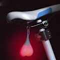 Miniatyrbillede 1 af 5: Røde Cykelkugle Baglygter, Cykel Hjerte Advarselslys, Nat Essentiel LED Æglampe, Vandtæt
