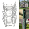 Miniatyrbilde 1 av 3: Rustfritt stål drivhusglass W Z type klips hage W(100pcs)